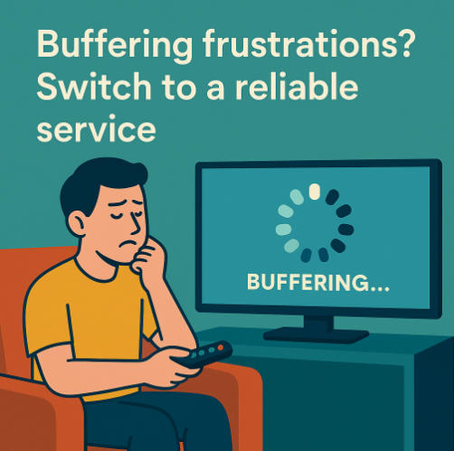 Buffering frustrations? Switch to a reliable service