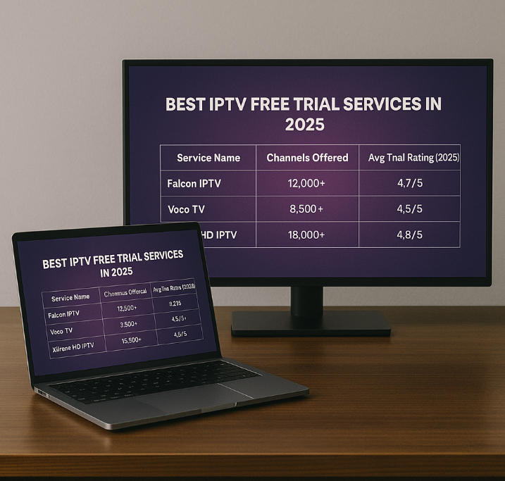 Best IPTV Free Trial Services in 2025
