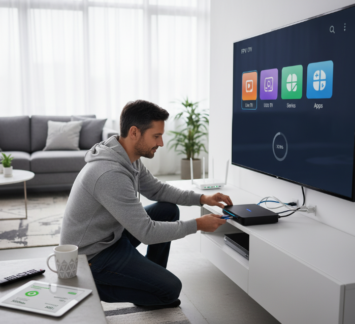 how to watch live TV on IPTV