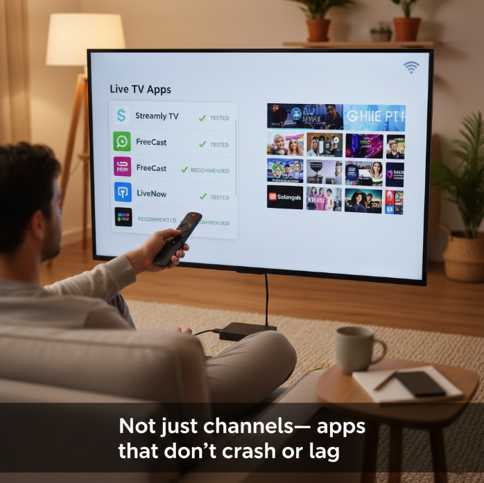 What are the best live TV apps for Firestick