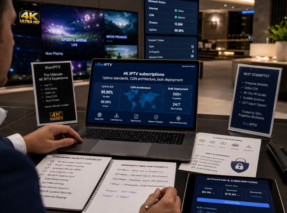 Best 4K IPTV Subscription Providers in 2026