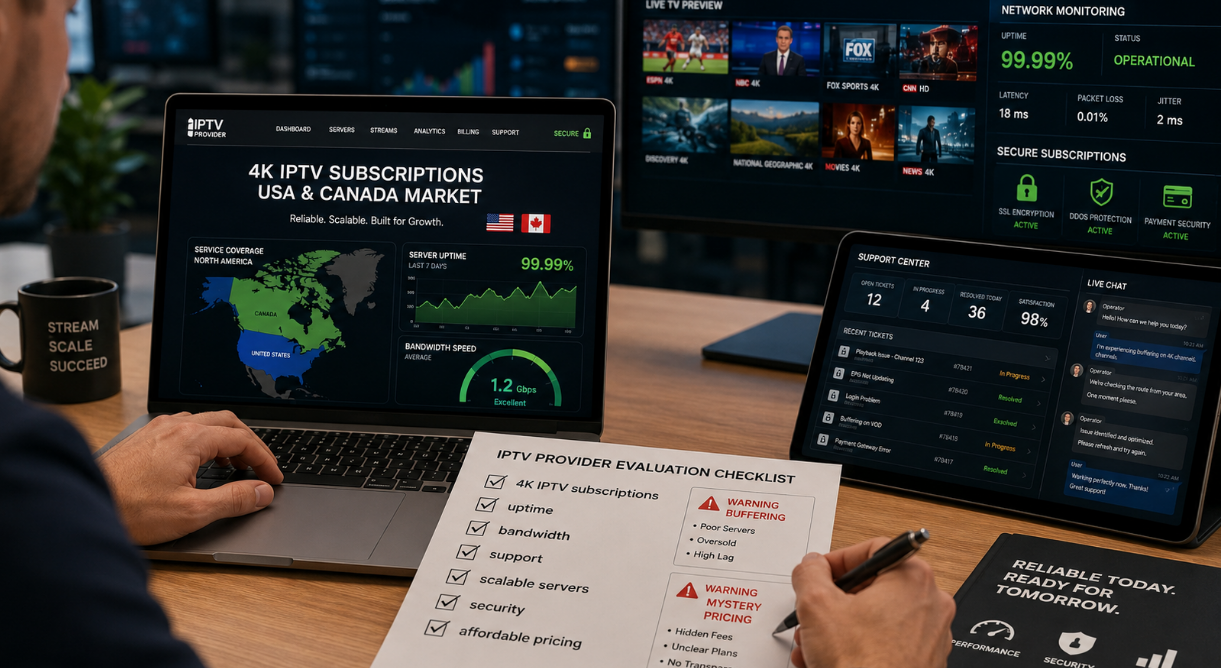 The Best IPTV Service Provider in USA, Canada - Reliable, Fast & Affordable