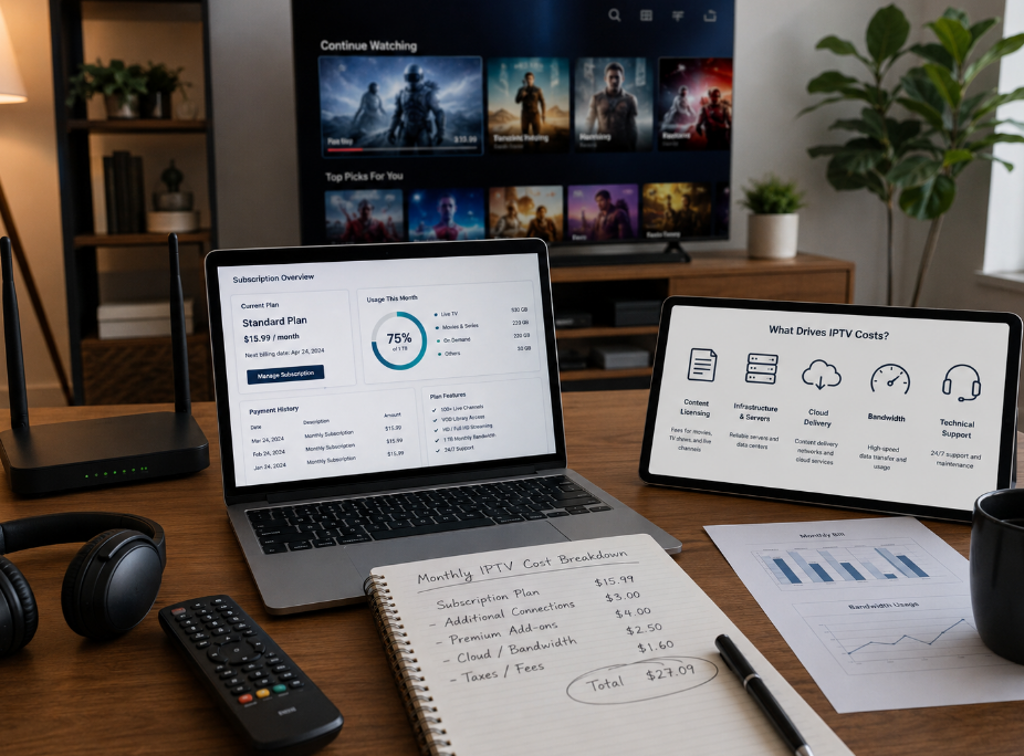 How much is IPTV per month?